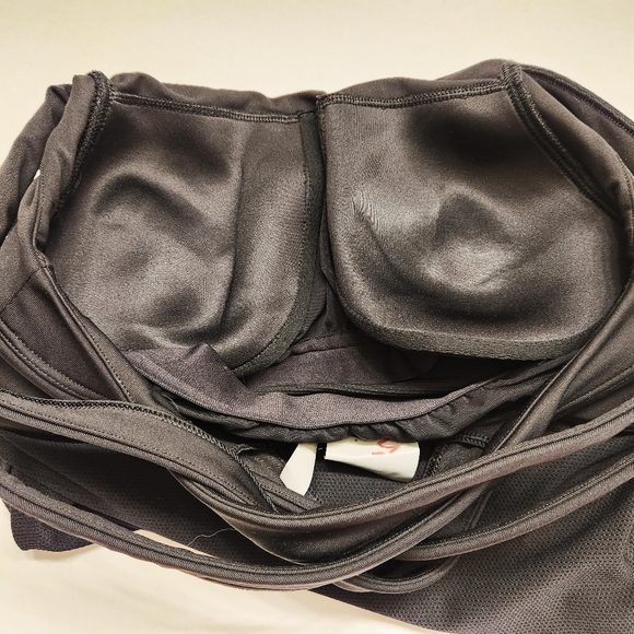 Athleta Miles Bra Criss Cross Tank Top Black Small Yoga Pilates Athletic Gym - Picture 9 of 10